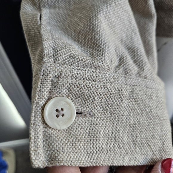 Proenza Schouler for Target Patch Elbow Linen Jacket Sz Medium - Picture 5 of 13